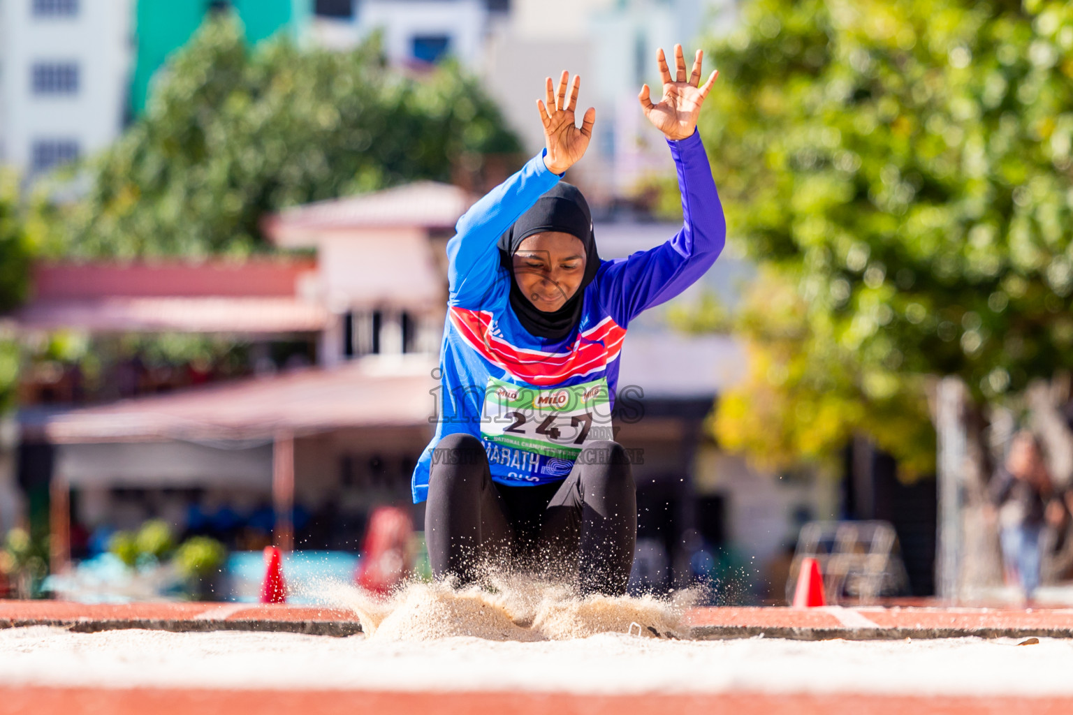 Day 2 of National Athletics Championship 2025 was held at Ekuveni Running Ground in Male', Maldives on Friday, 15th August 2025. Photos: Nausham Waheed  / images.mv