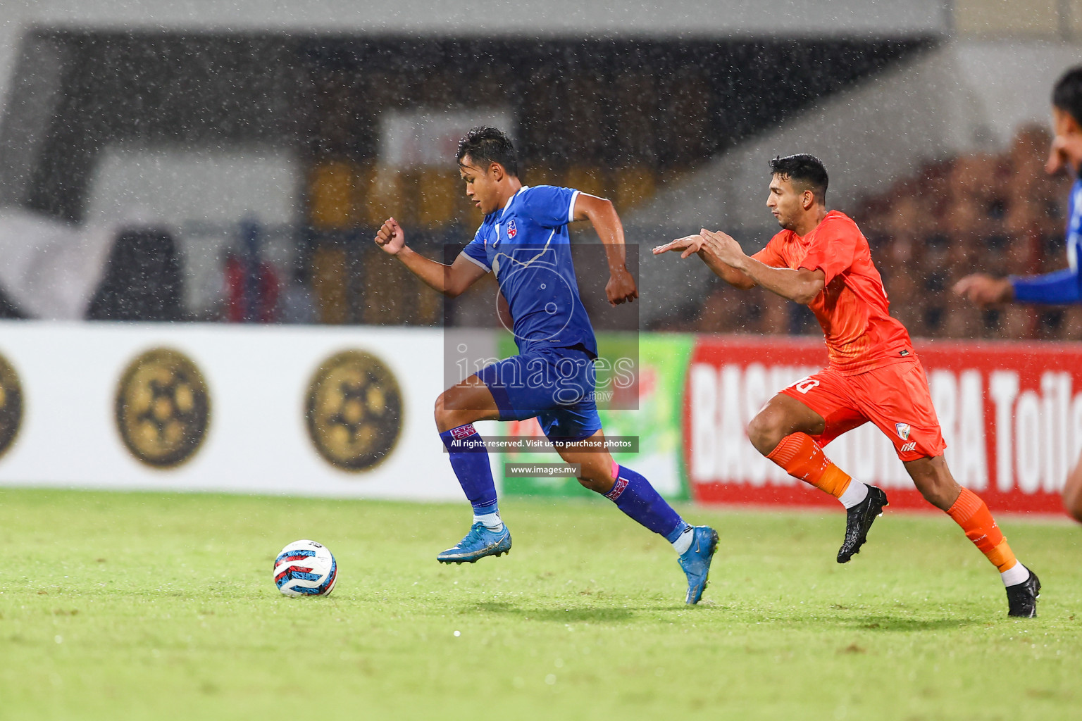 Nepal vs India in SAFF Championship 2023 held in Sree Kanteerava Stadium, Bengaluru, India, on Saturday, 24th June 2023. Photos: Nausham Waheed, Hassan Simah / images.mv