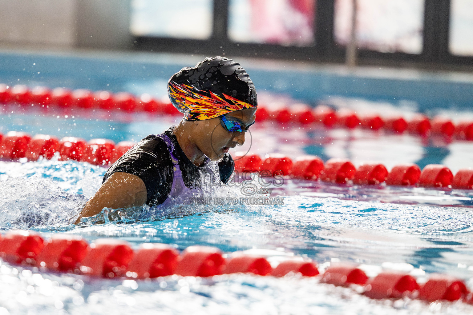 Day 5 of National Swimming Competition 2024 held in Hulhumale', Maldives on Tuesday, 17th December 2024. 
Photos: Hassan Simah / images.mv