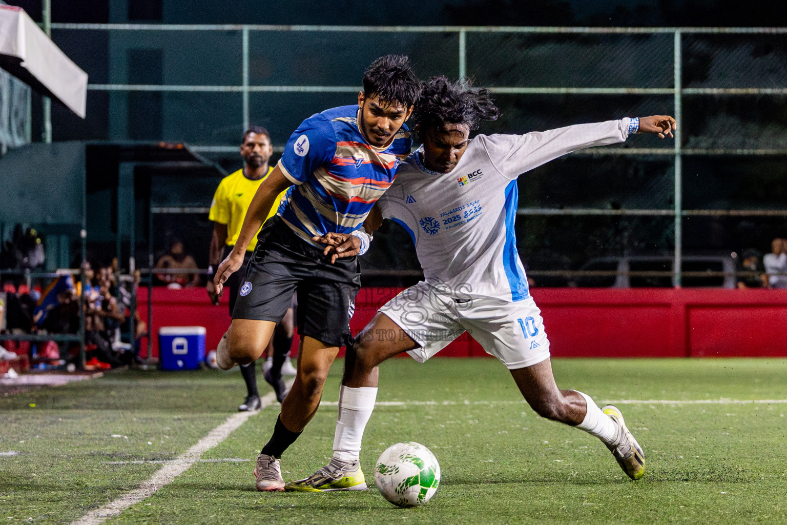 Club Male' City vs BCC in Day 3 of Office League 2025 was held on Friday, 18th April 2025 in Hulhumale', Maldives. Photos: Nausham Waheed / images.mv