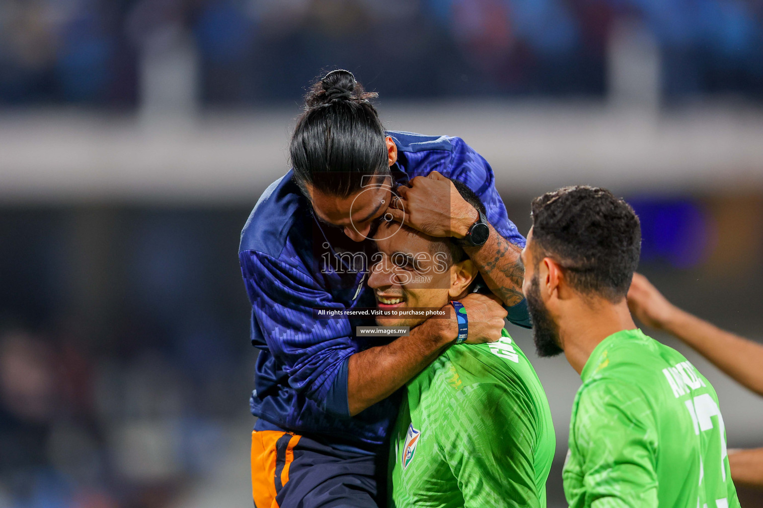 Lebanon vs India in the Semi-final of SAFF Championship 2023 held in Sree Kanteerava Stadium, Bengaluru, India, on Saturday, 1st July 2023. Photos: Nausham Waheed / images.mv