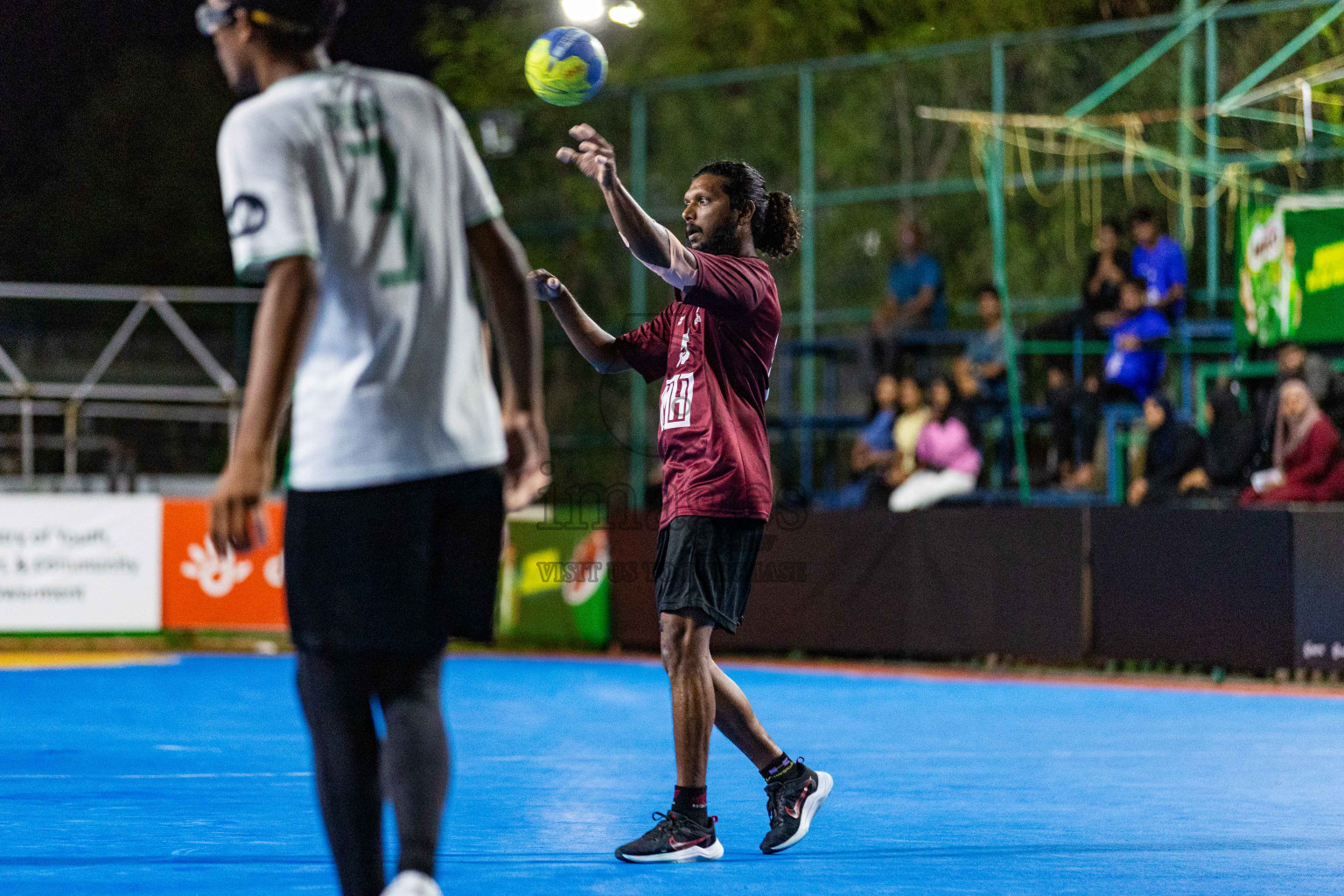 Day 17 of 10th National Handball Tournament 2023, held in Handball ground, Male', Maldives on Friday, 15th December 2023 Photos: Nausham Waheed/ Images.mv