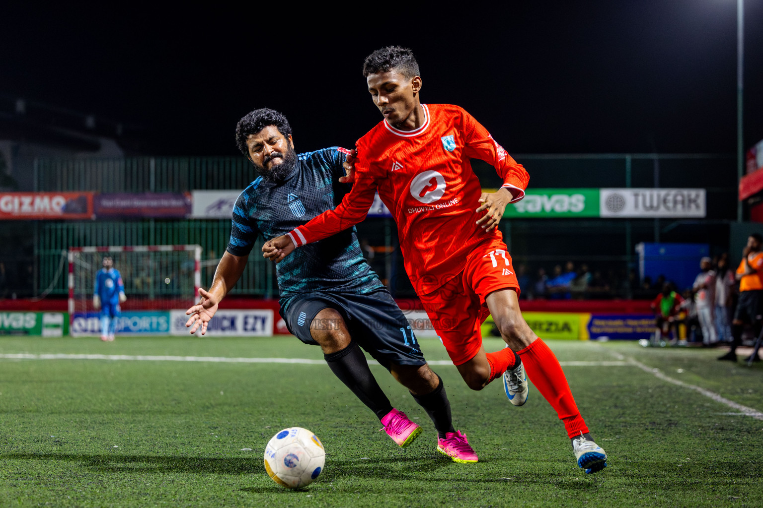 Th Buruni vs Th Gaadhiffushi in Day 18 of Golden Futsal Challenge 2025 was held on Wednesday, 22nd January 2025, in Hulhumale', Maldives. Photos: Nausham Waheed / images.mv