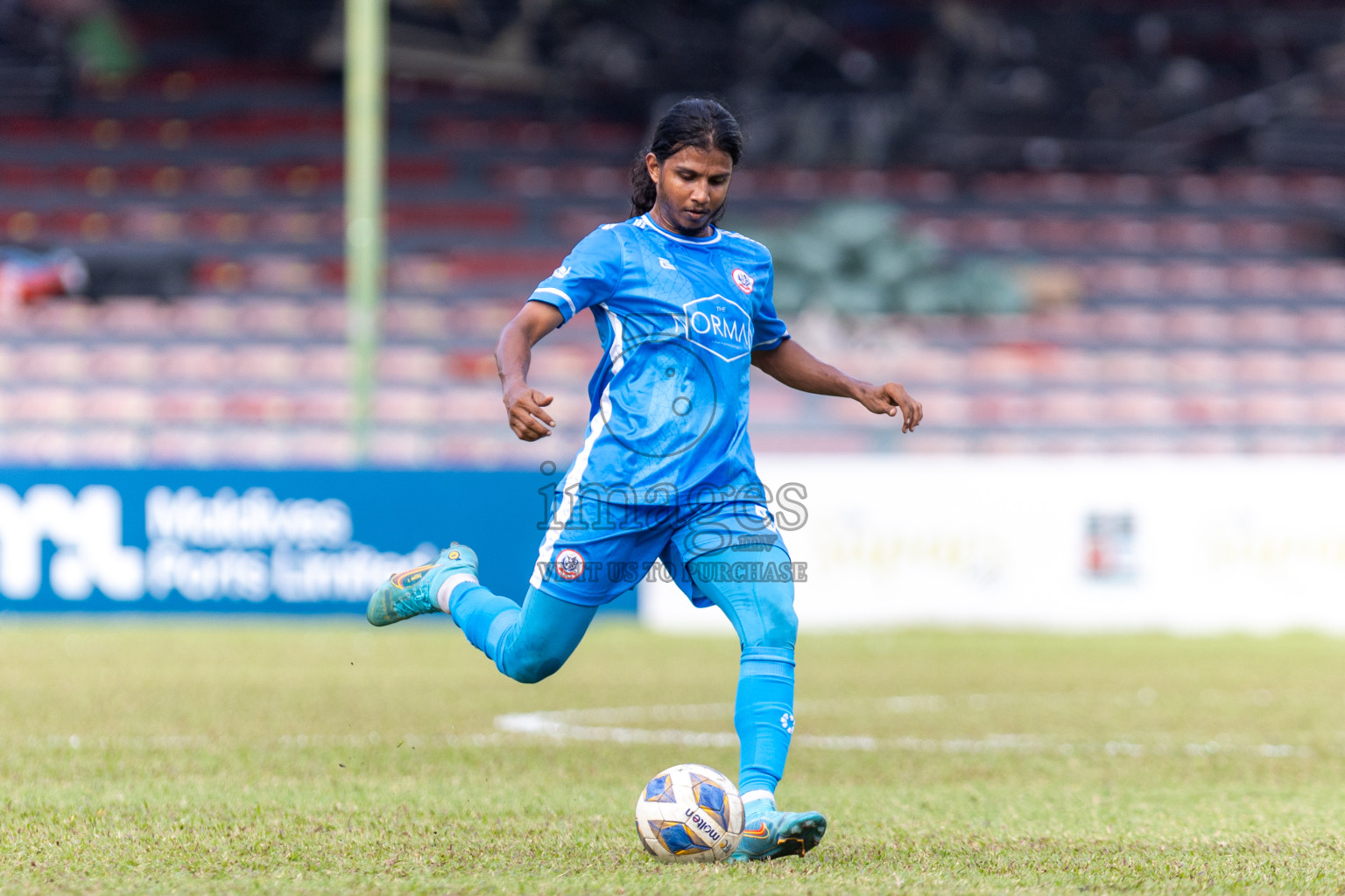 Man Ode SC vs B G Sports Club in the Quarter Final of Second Division 2023 in Male' Maldives on Monday, 5th February 2023. Photos: Nausham Waheed / images.mv