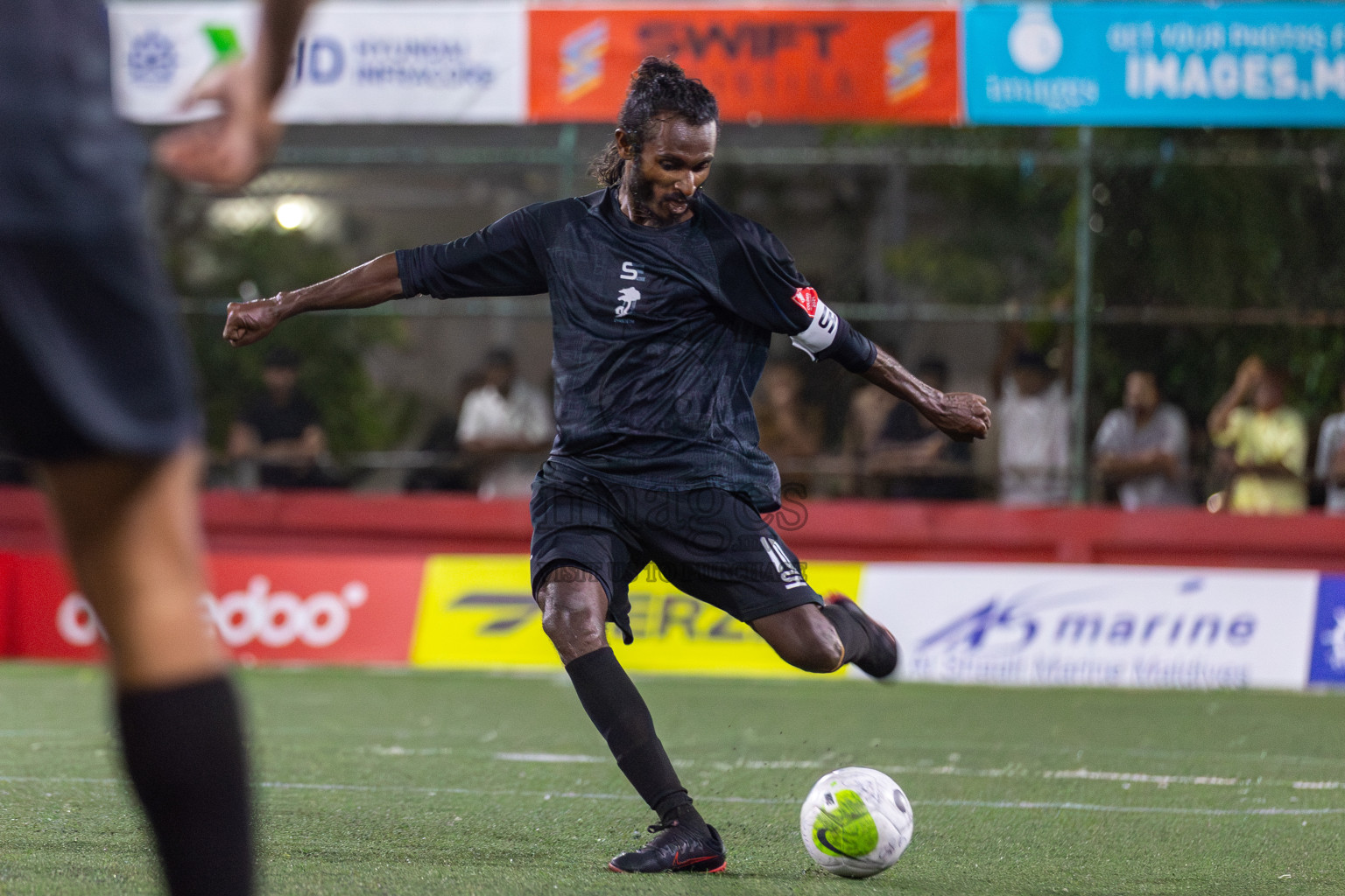 ADh Fenfushi vs ADh Dhangethi in Day 3 of Golden Futsal Challenge 2024 was held on Thursday, 18th January 2024, in Hulhumale', Maldives Photos: Mohamed Mahfooz Moosa / images.mv