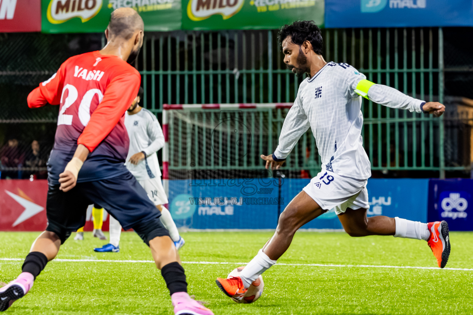 Club Binara vs FRC in Quater Finals of Club Maldives Cup Classic 2025 was held in Rehendi Futsal Ground, Hulhumale', Maldives on Saturday, 27th September 2025. Photos: Nausham Waheed / images.mv