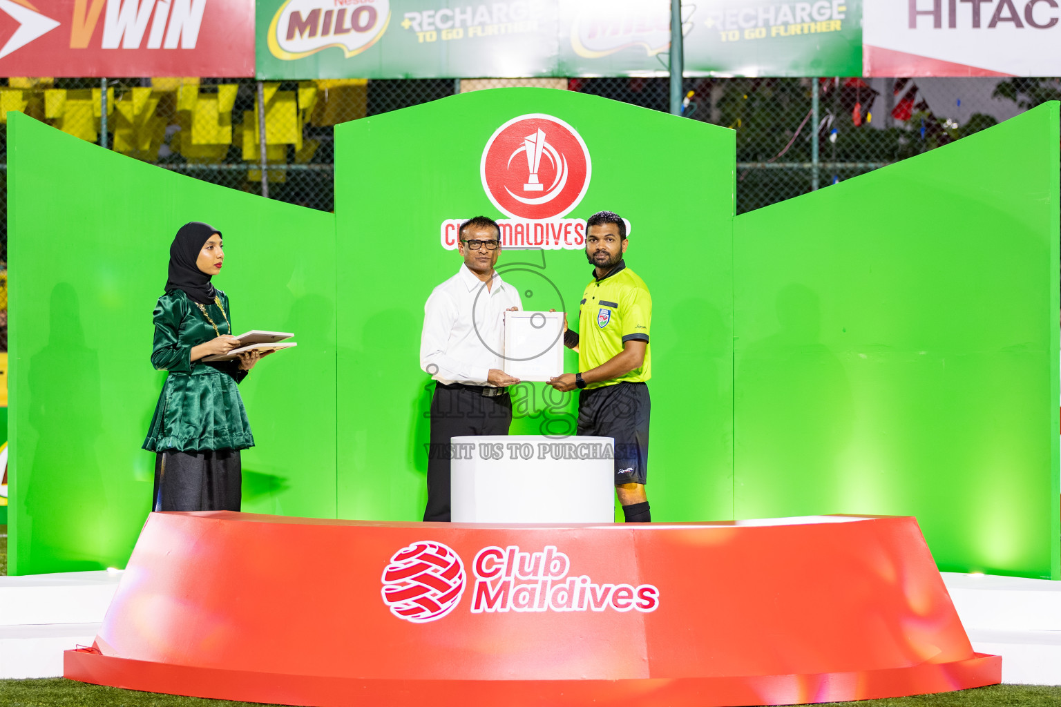 RRC vs STO RC in the Finals of Club Maldives Cup 2025 was held in Rehendhi Futsal Ground, Hulhumale', Maldives on Saturday, 25th October 2025. 
Photos: Hassan Simah / images.mv