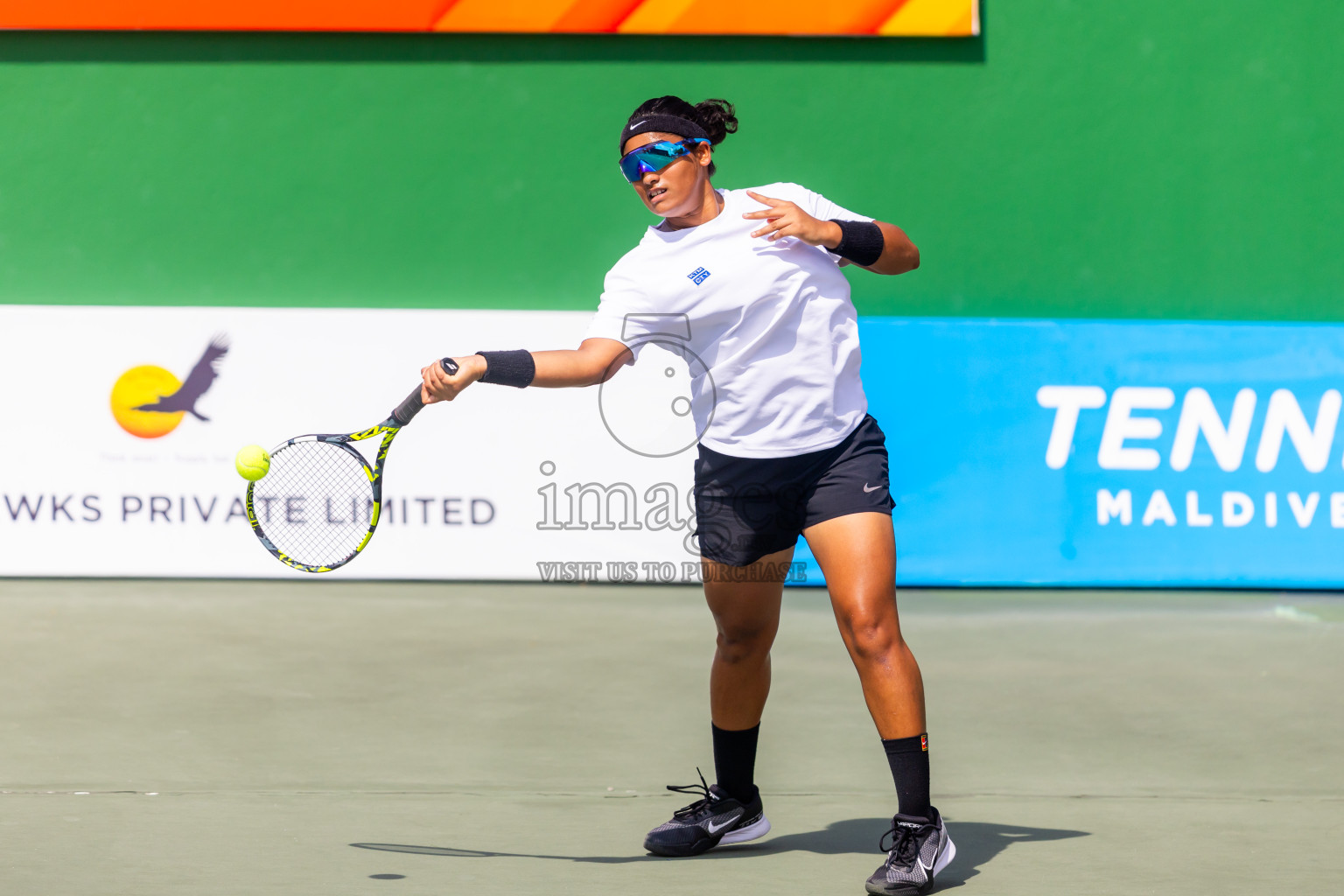 Day 2 of ATF Maldives Junior Open Tennis was held in Male' Tennis Court, Male', Maldives on Tuesday, 10th December 2024. Photos: Nausham Waheed / images.mv