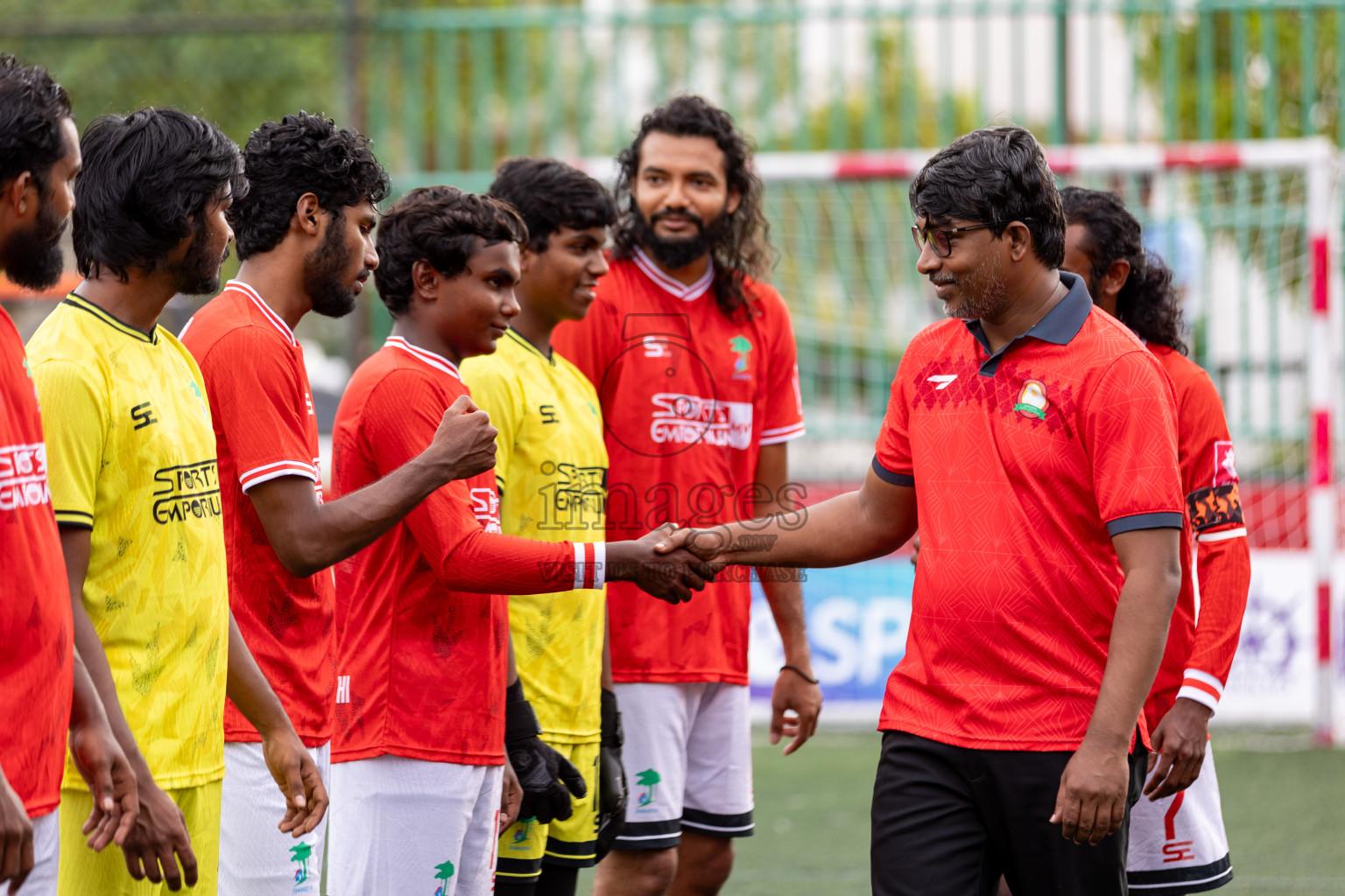 ADh Kunburudhoo VS ADh Dhangethi in Day 6 of Golden Futsal Challenge 2025 on Friday, 6th January 2025, in Hulhumale', Maldives 
Photos: Hassan Simah / images.mv