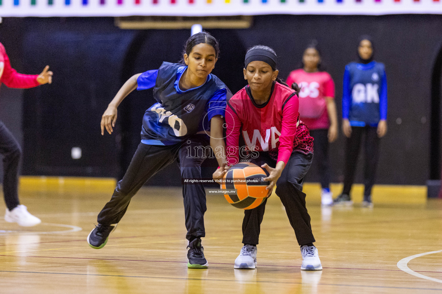 Day5 of 24th Interschool Netball Tournament 2023 was held in Social Center, Male', Maldives on 31st October 2023. Photos: Nausham Waheed / images.mv