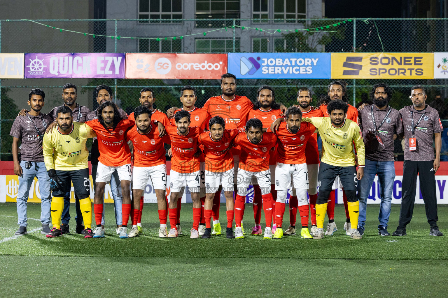 HDh Nolhivaran vs HDh Kumundhoo in Day 13 of Golden Futsal Challenge 2025 was held on Friday, 17th January 2025, in Hulhumale', Maldives 
Photos: Hassan Simah / images.mv