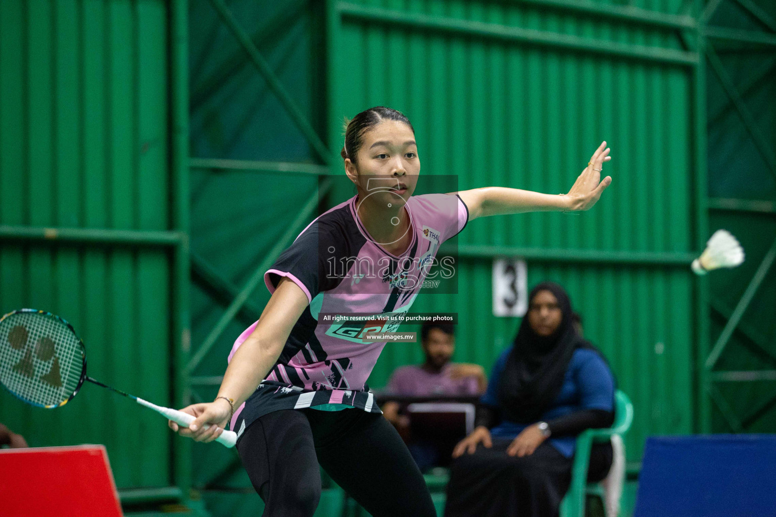 Finals of Li-Ning Maldives International Challenge 2023, was is held in Ekuveni Indoor Court, Male', Maldives on Saturday, 10th June 2023. Photos: Ismail Thoriq / images.mv