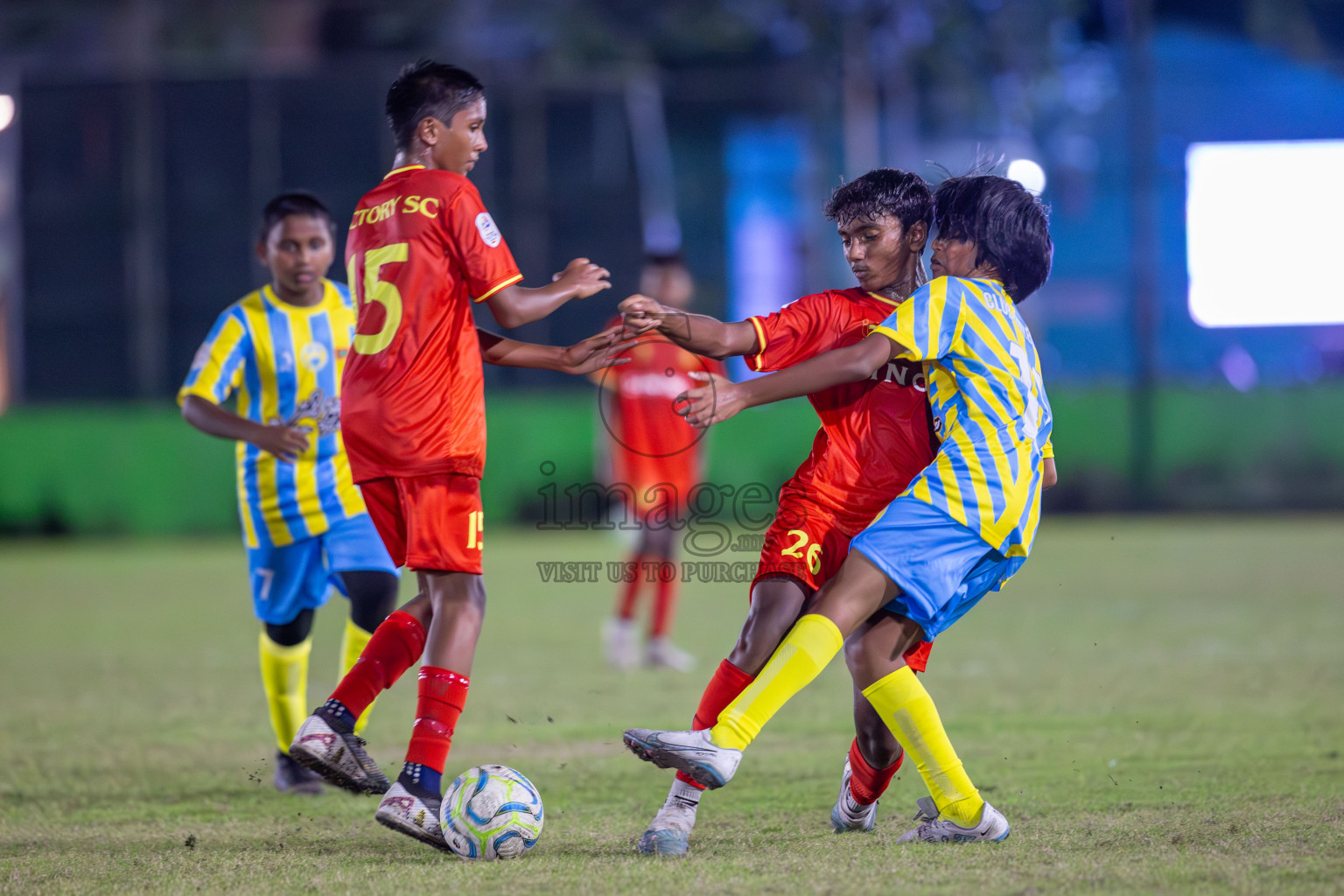 Dhivehi Youth League 2024 - Day 1. Matches held at Henveiru Stadium on 21st November 2024 , Thursday. Photos: Shuu Abdul Sattar/ Images.mv