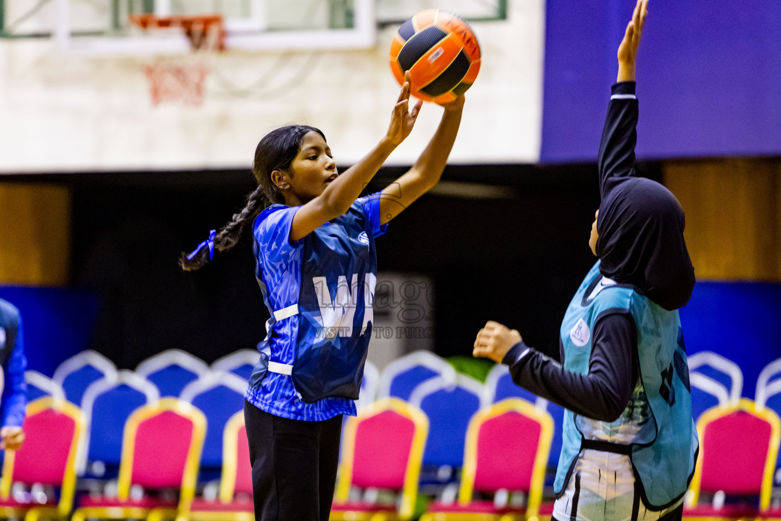 Day 2 of 25th Inter-School Netball Tournament was held in Social Center at Male', Maldives on Saturday, 10th August 2024. Photos: Nausham Waheed / images.mv