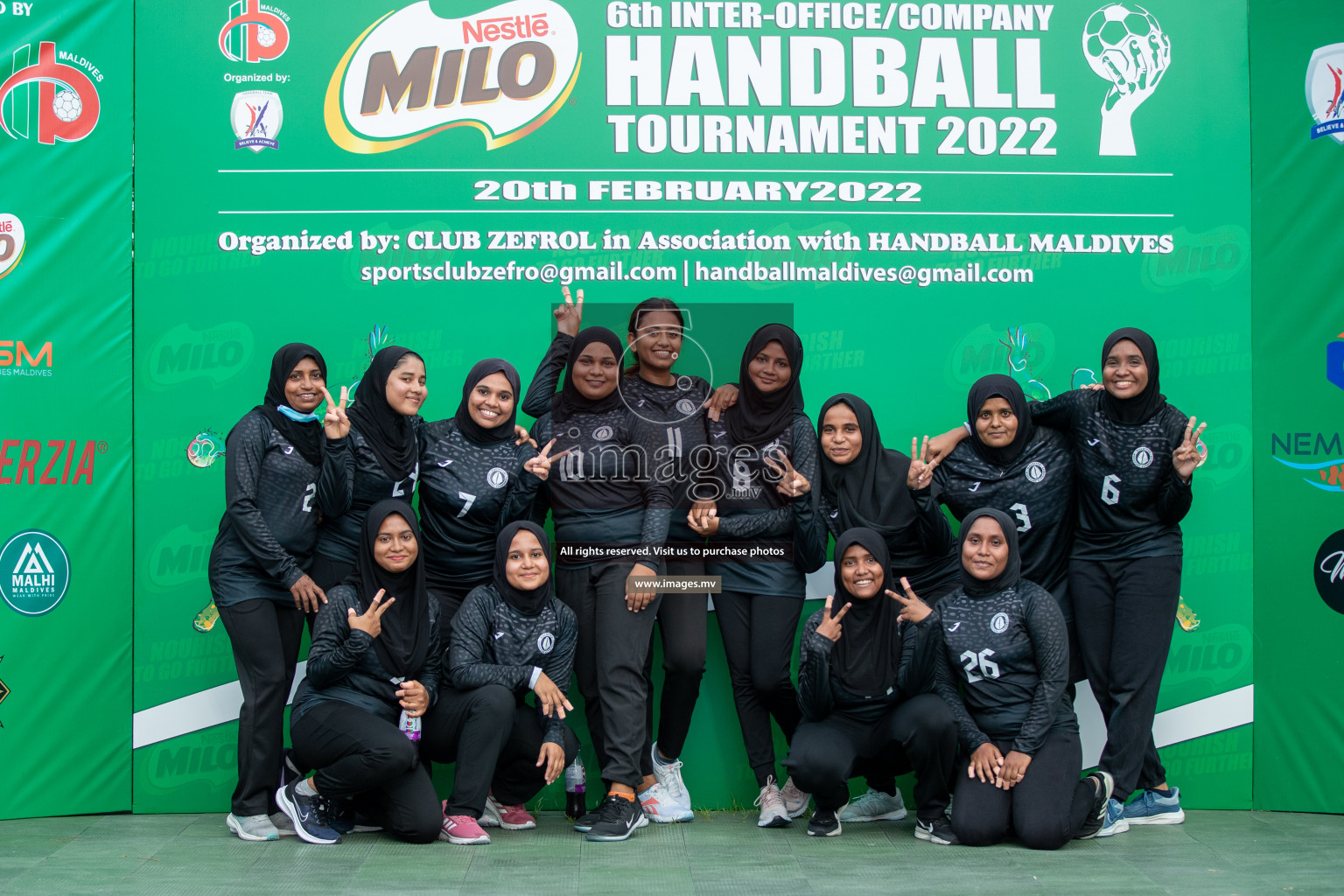 Day 12 of Milo 6th Inter Office Handball Tournament 2022 - Photos by Hassan Simah