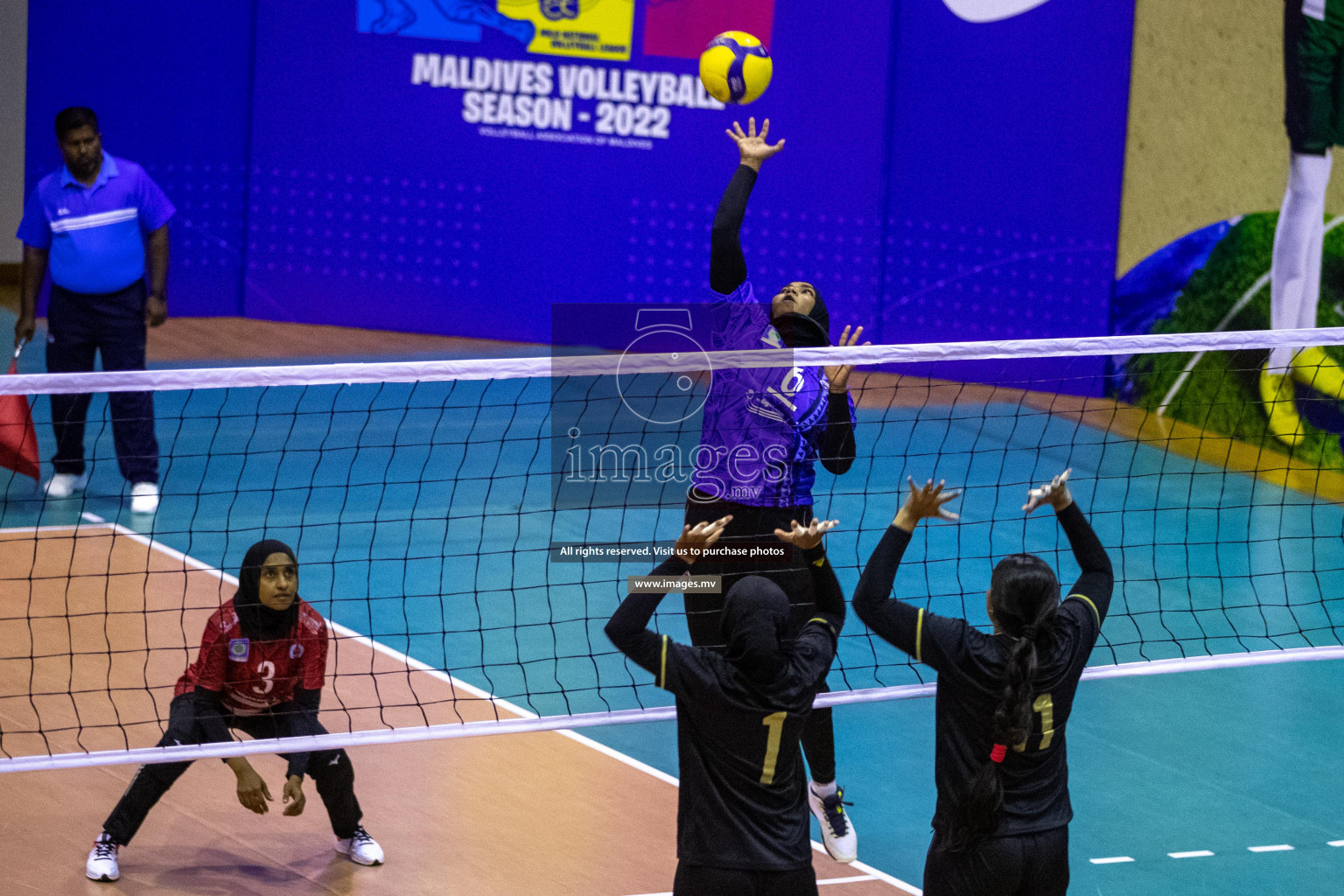 Volleyball Association Cup 2022-Women's Division-Match Day 3 was held in Male', Maldives on Thursday, 26th May 2022 Photos By: Ismail Thoriq / images.mv