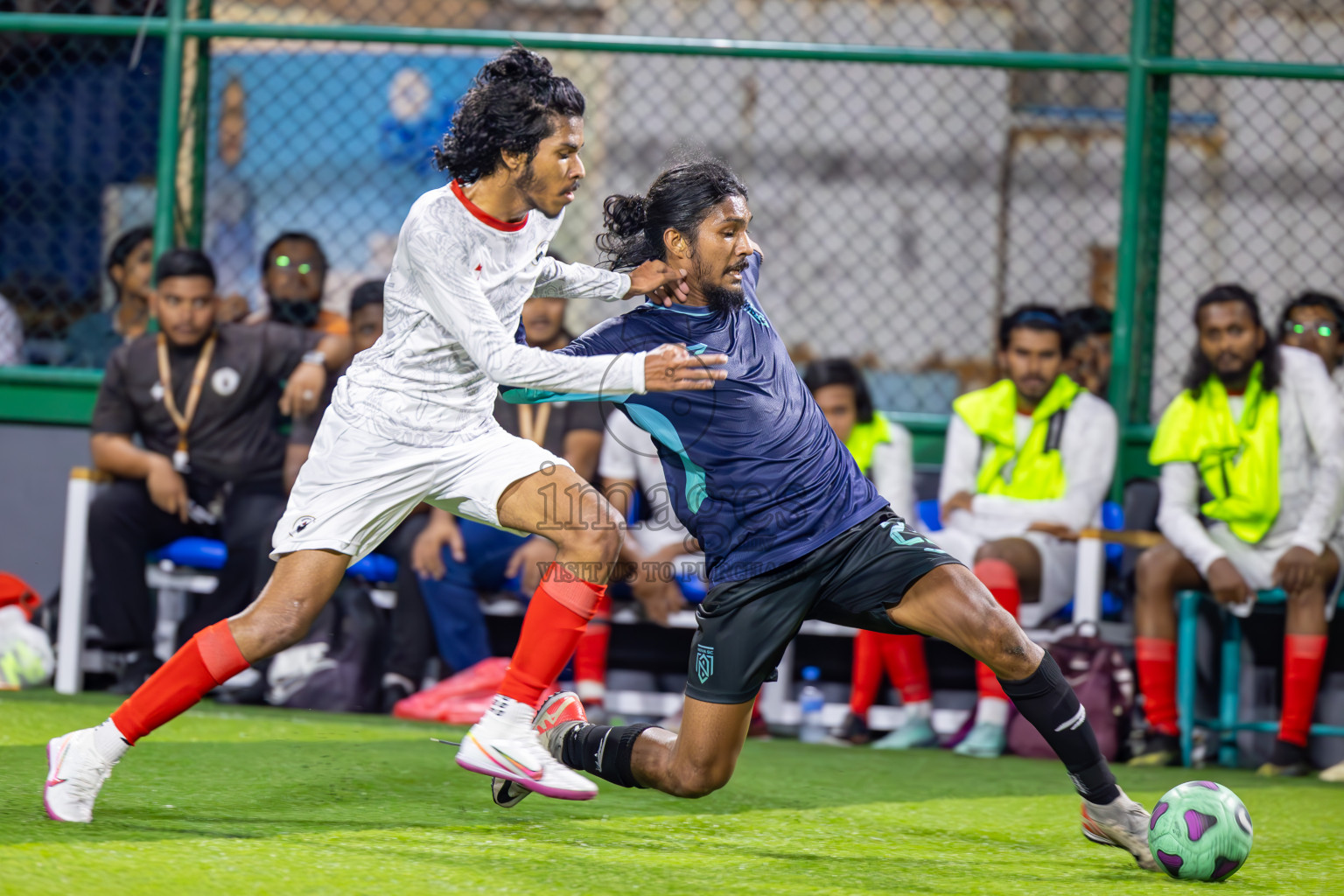 Nova SC vs Anakee SC in Day 9 of BG Futsal Challenge 2024 was held on Wednesday, 20th March 2024, in Male', Maldives
Photos: Ismail Thoriq / images.mv