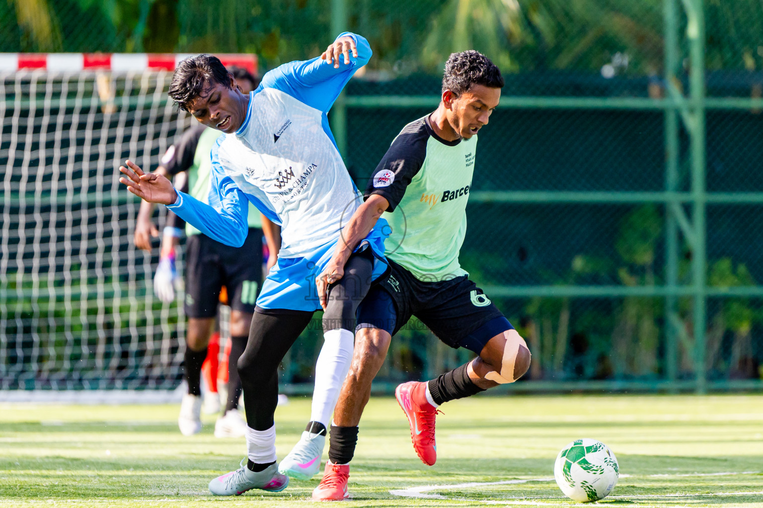 Barcelo vs Vilamendhoo in Day 3 of Resort League 2025 (Ari Zone) was held on Sunday, 22nd June 2025 in Conrad Maldives Rangali Island, Alif Dhaalu Atoll, Maldives. Photos: Nausham Waheed / images.mv