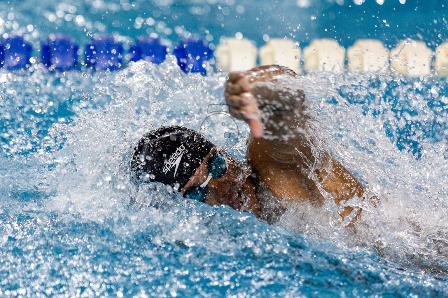 Day 2 of National Swimming Competition 2024 held in Hulhumale', Maldives on Saturday, 14th December 2024. Photos: Hassan Simah / images.mv