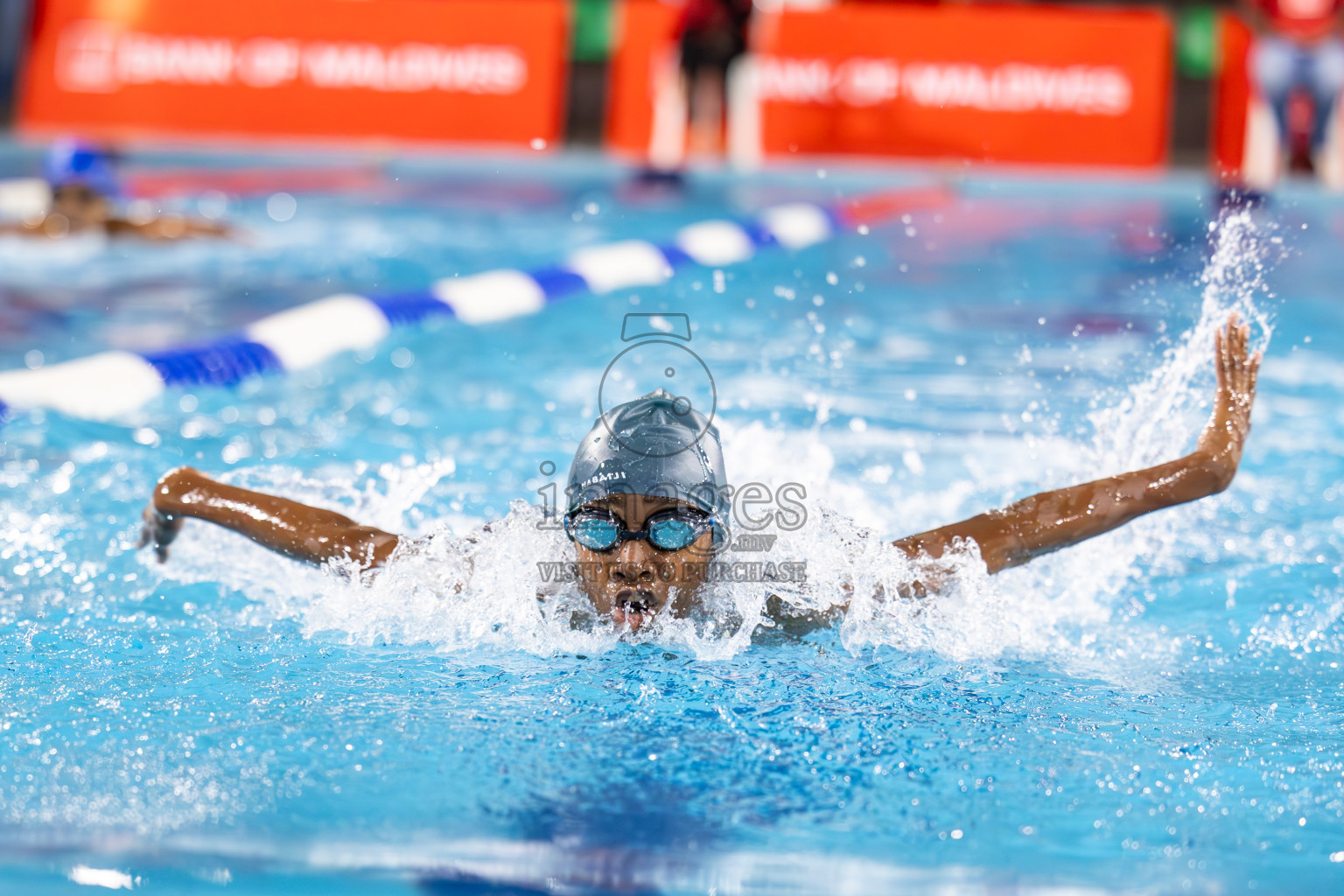 Day 2 of 20th BML Inter-school Swimming Competition 2024 held in Hulhumale', Maldives on Sunday, 13th October 2024. Photos: Ismail Thoriq / images.mv