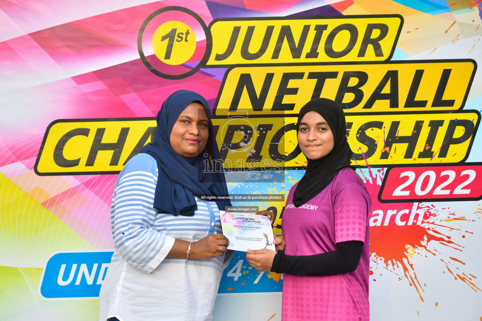 Day 1 of Junior Netball Championship 2022 on 5 March 2022 held in Male', Maldives. Photos by Nausham Waheed.