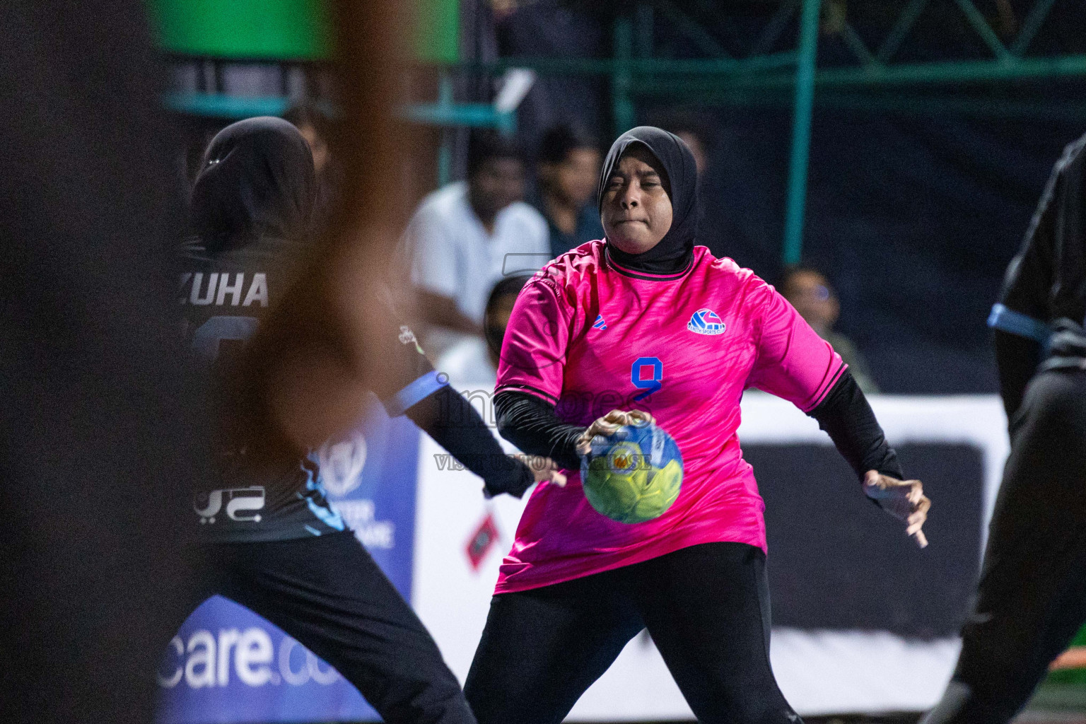 Day 18 of 10th National Handball Tournament 2023, held in Handball ground, Male', Maldives on Sunday, 17th December 2023 Photos: Nausham Waheed/ Images.mv