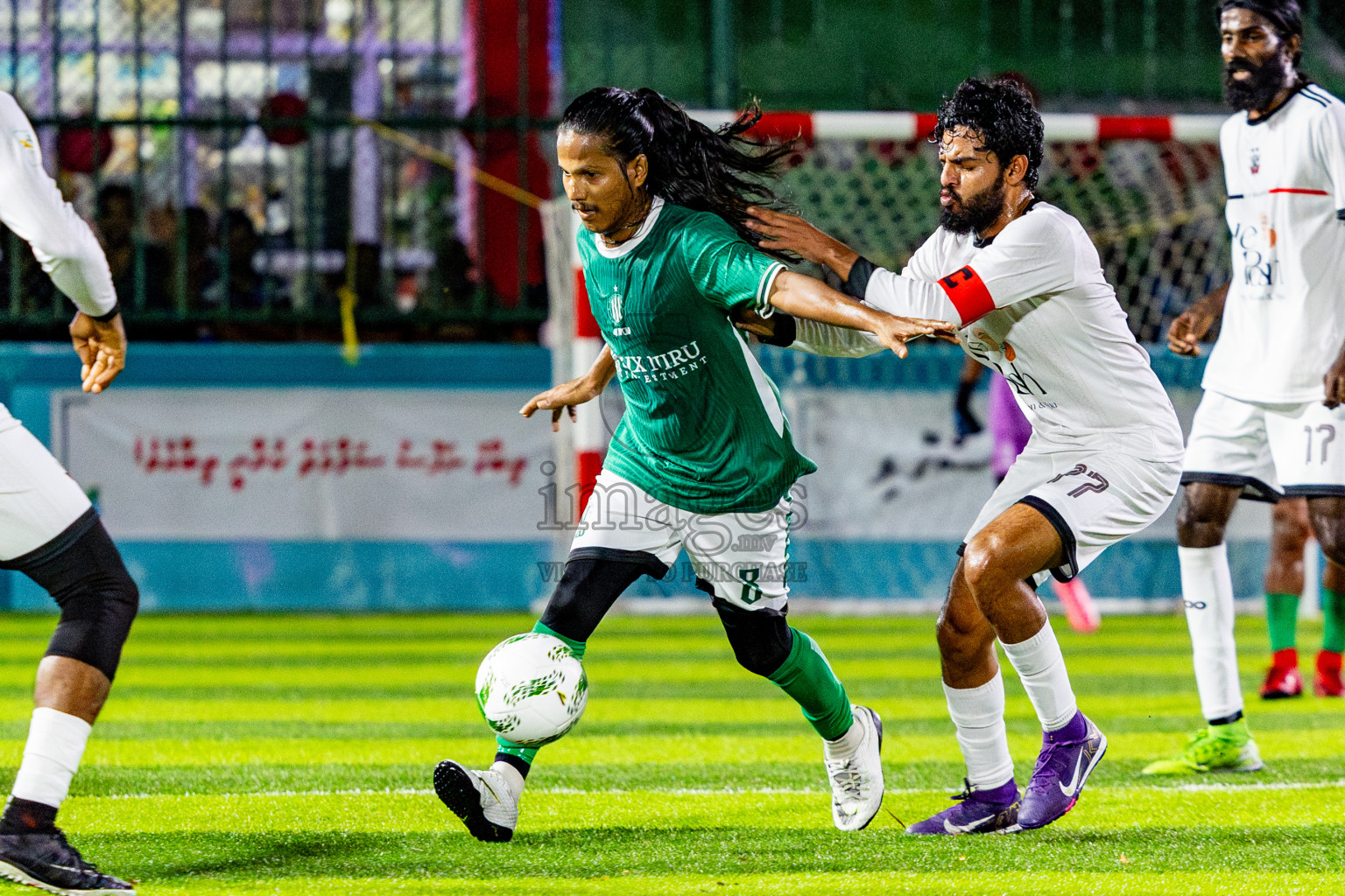 Ifhaams vs Dee Cee Jay SC in Final of Laamehi Dhiggaru Ekuveri Futsal Challenge 2025 was held on Tuesday, 29th July 2025, at Dhiggaru Futsal Ground, Dhiggaru, Maldives Photos: Nausham Waheed  / images.mv