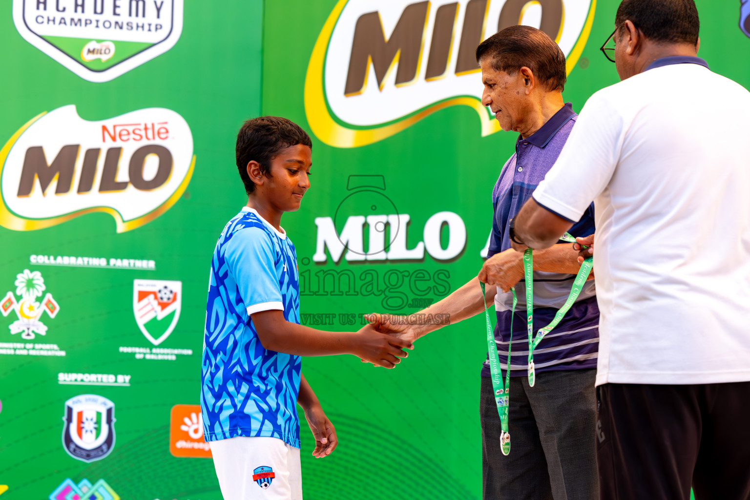 Day 4 of MILO Academy Championship 2024 (U-14) was held in Henveyru Stadium, Male', Maldives on Sunday, 3rd November 2024. Photos: Ismail Thoriq / Images.mv