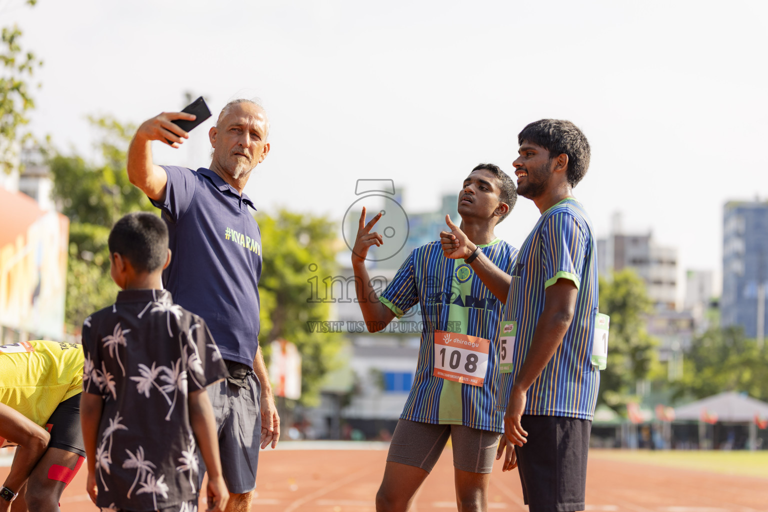 Day 1 of National Athletics Championship 2025 was held at Ekuveni Running Ground in Male', Maldives on Thursday, 14th August 2025. Photos: Hasni / images.mv