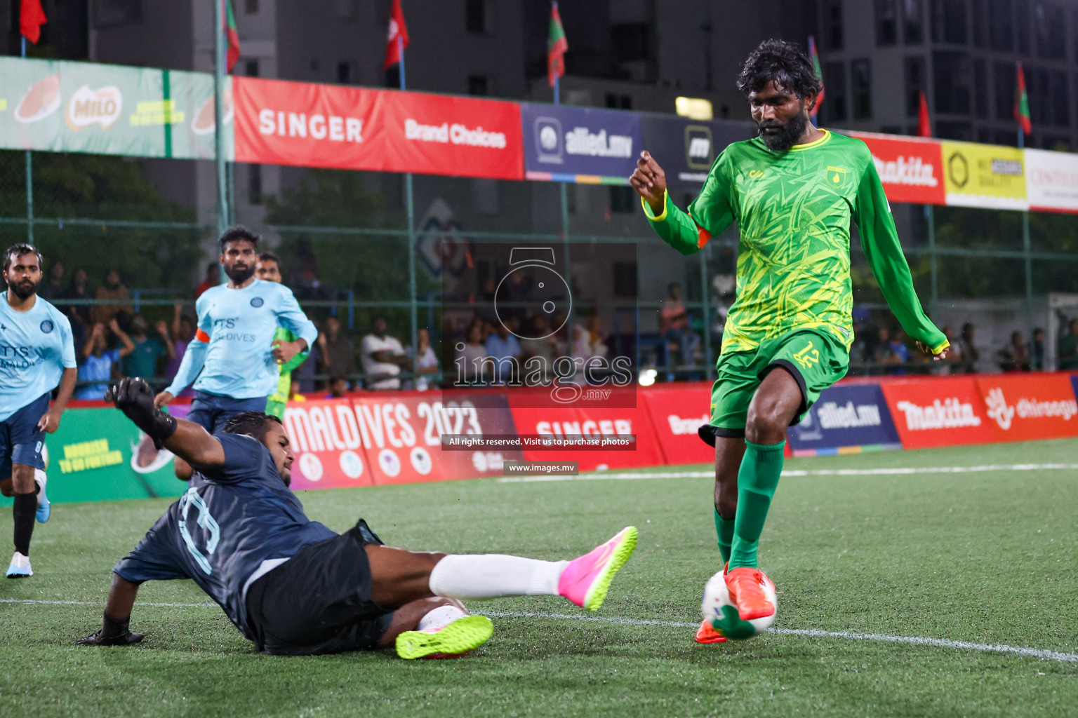 Club TTS vs Gas Club in Club Maldives Cup 2023 held in Hulhumale, Maldives, on Sunday, 16th July 2023 Photos: Nausham Waheed / images.mv