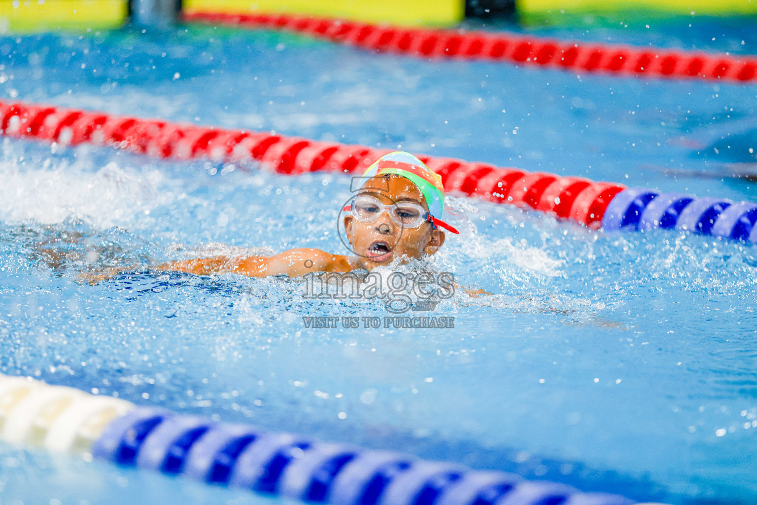 Day 1 of BML 6th National Kids Swimming Kids Festival 2025 held in Hulhumale', Maldives on Monday, 3rd November 2024. Photos: Hassan Simah / images.mv