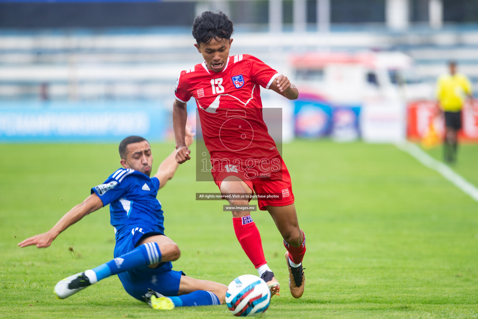 Kuwait vs Nepal in the opening match of SAFF Championship 2023 held in Sree Kanteerava Stadium, Bengaluru, India, on Wednesday, 21st June 2023. Photos: Nausham Waheed / images.mv