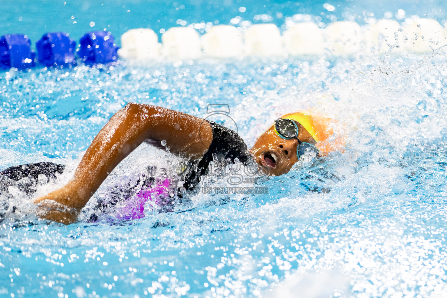 Day 2 of BML 6th National Kids Swimming Kids Festival 2025 held in Hulhumale', Maldives on Tuesday, 4th November 2024. Photos: Hassan Simah / images.mv