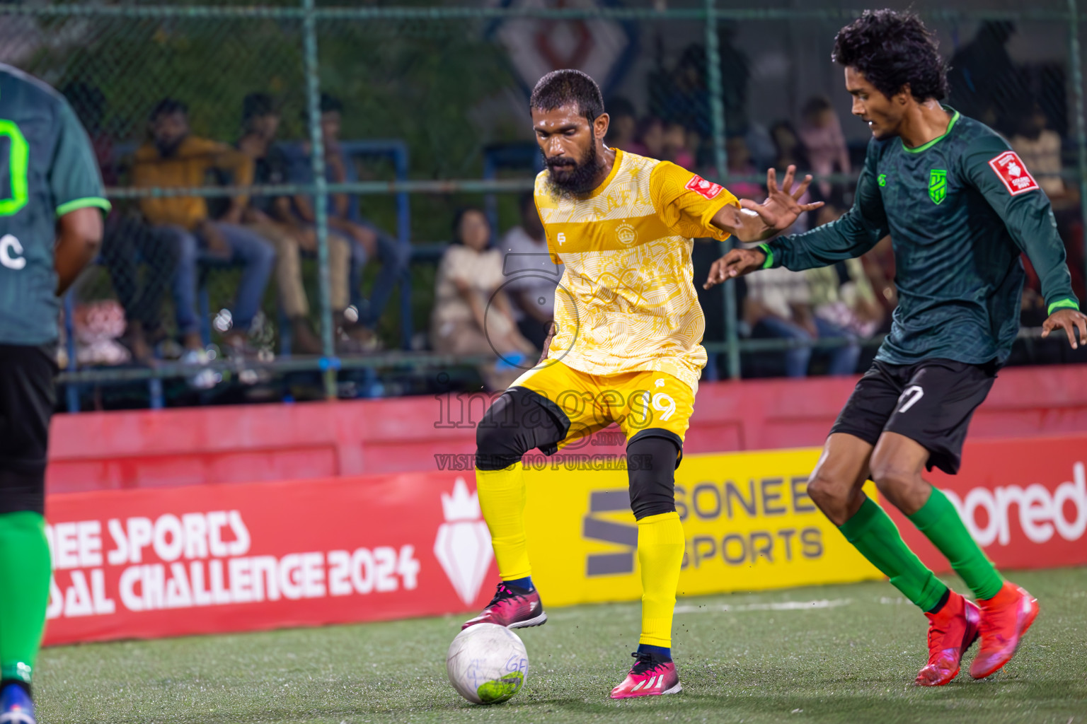 Hulhumale vs Maafannu on Day 36 of Golden Futsal Challenge 2024 was held on Wednesday, 21st February 2024, in Hulhumale', Maldives
Photos: Ismail Thoriq, / images.mv