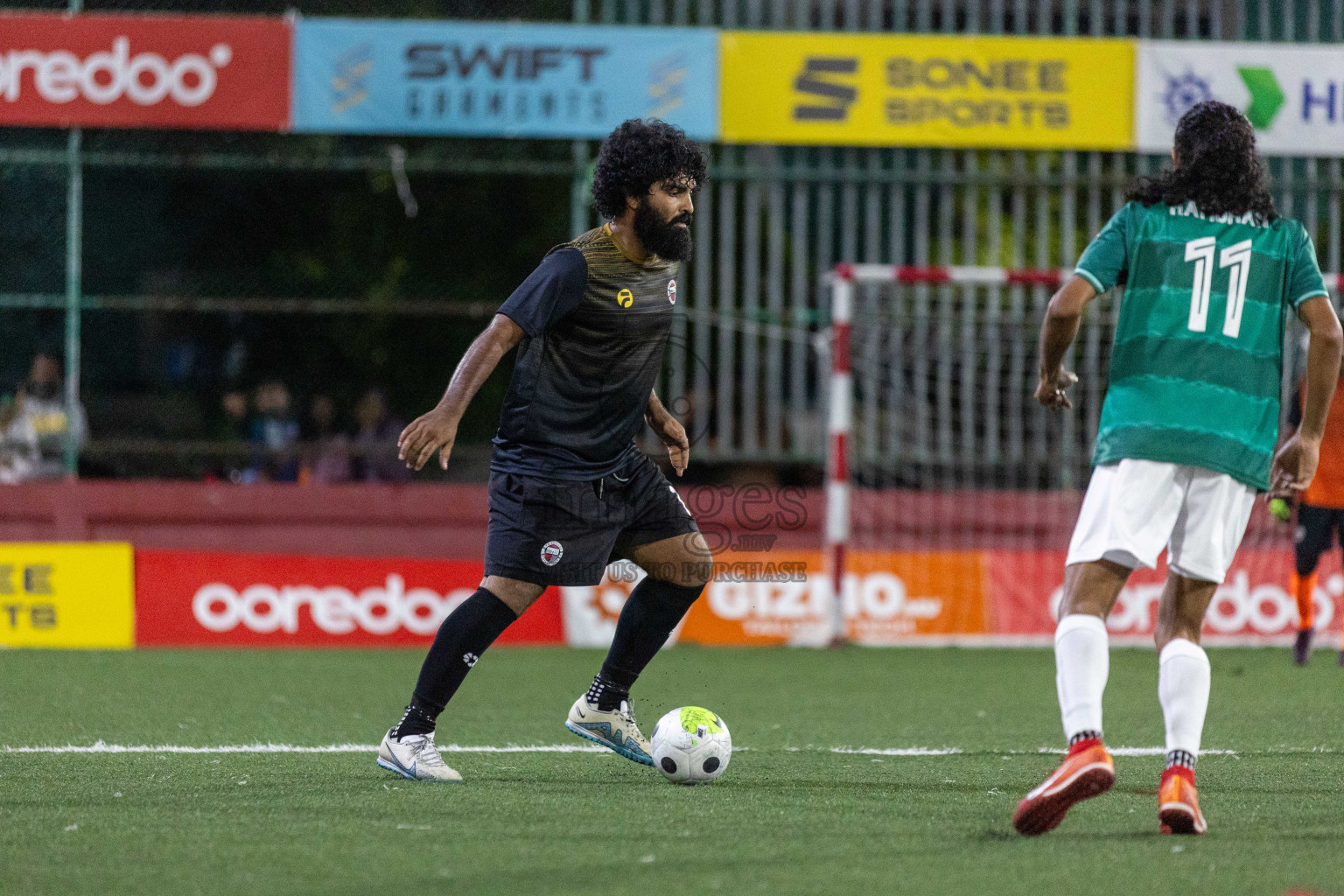 Th Omadhoo vs Th Kinbidhoo in Day 20 of Golden Futsal Challenge 2024 was held on Saturday , 3rd February 2024 in Hulhumale', Maldives Photos: Nausham Waheed / images.mv