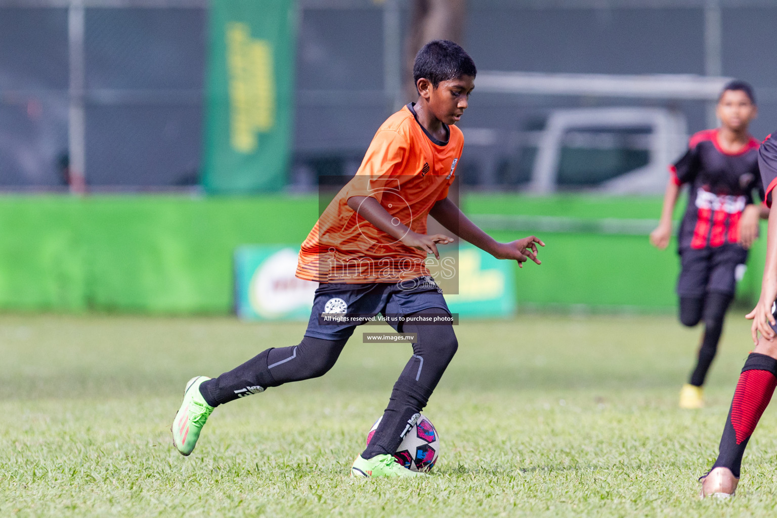 Day 1 of MILO Academy Championship 2023 (u14) was held in Henveyru Stadium Male', Maldives on 3rd November 2023. Photos: Nausham Waheed / images.mv