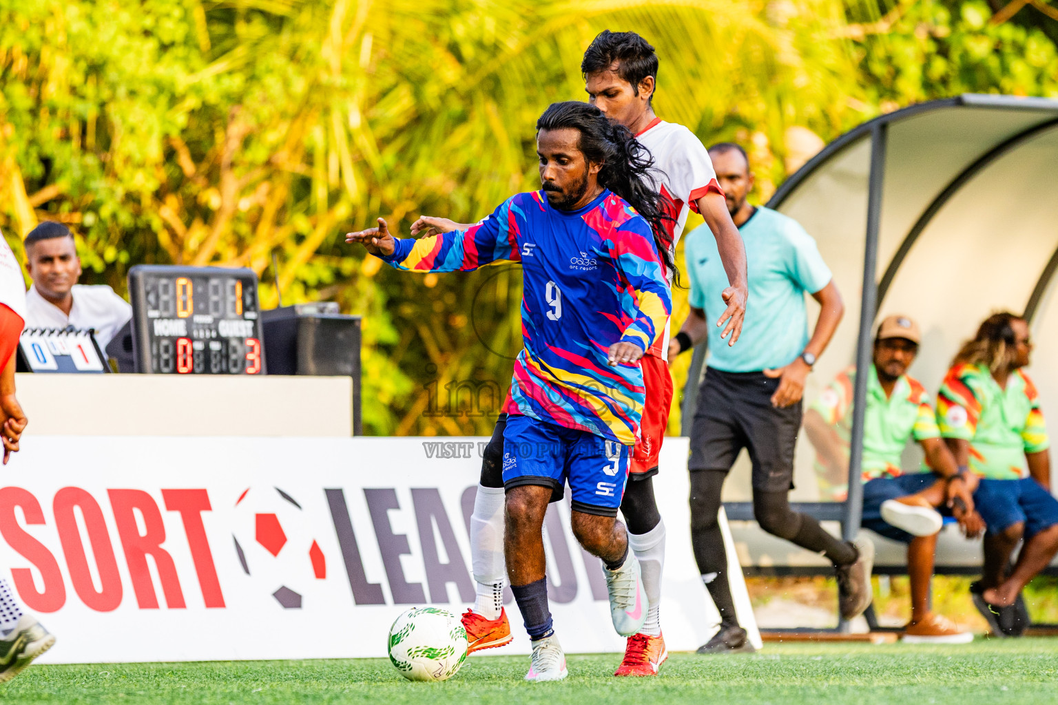 FSM Kuda Huraa vs Oaga in Resort League 2025 (North Male Zone) day 6 was held on Monday, 8th September 2025 in One And Only Reethi Rah Maldives Resort, Photos: Areef Adam / images.mv