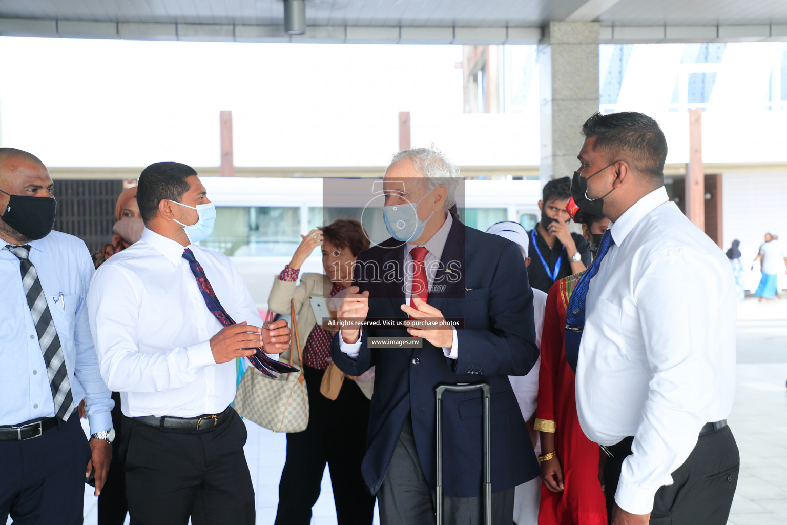 Volleyball Federation President Arrival in Velana International Airport