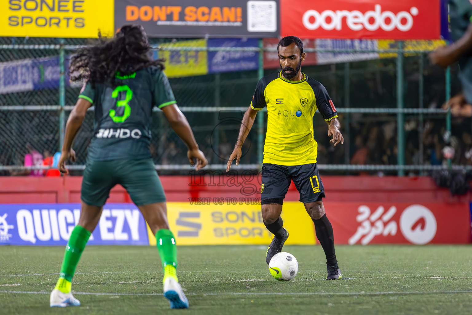 Hulhumale vs Machchangoalhi in Day 32 of Golden Futsal Challenge 2024, held on Saturday, 17th February 2024 in Hulhumale', Maldives 
Photos: Ismail Thoriq / images.mv