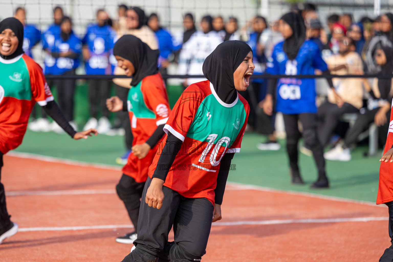 Day 6 of Interschool Volleyball Tournament 2024 was held in Ekuveni Volleyball Court at Male', Maldives on Thursday, 28th November 2024.
Photos: Ismail Thoriq / images.mv