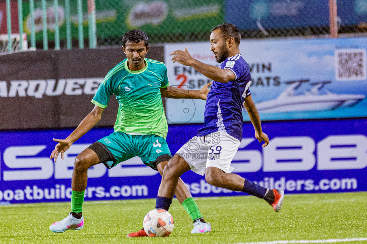 Hulhumale Hospital vs Club BCC in Club Maldives Cup Claasic 2025 was held in Rehendi Futsal Ground, Hulhumale', Maldives on Sunday, 21st September 2025. Photos: Areef Adam / images.mv