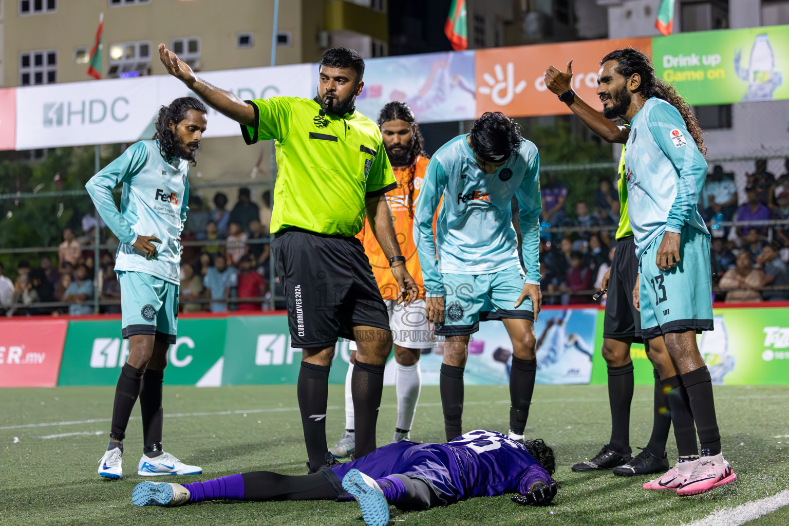 FSM vs Club TTS in Club Maldives Cup 2024 held in Rehendi Futsal Ground, Hulhumale', Maldives on Tuesday, 1st October 2024. Photos: Ismail Thoriq / images.mv