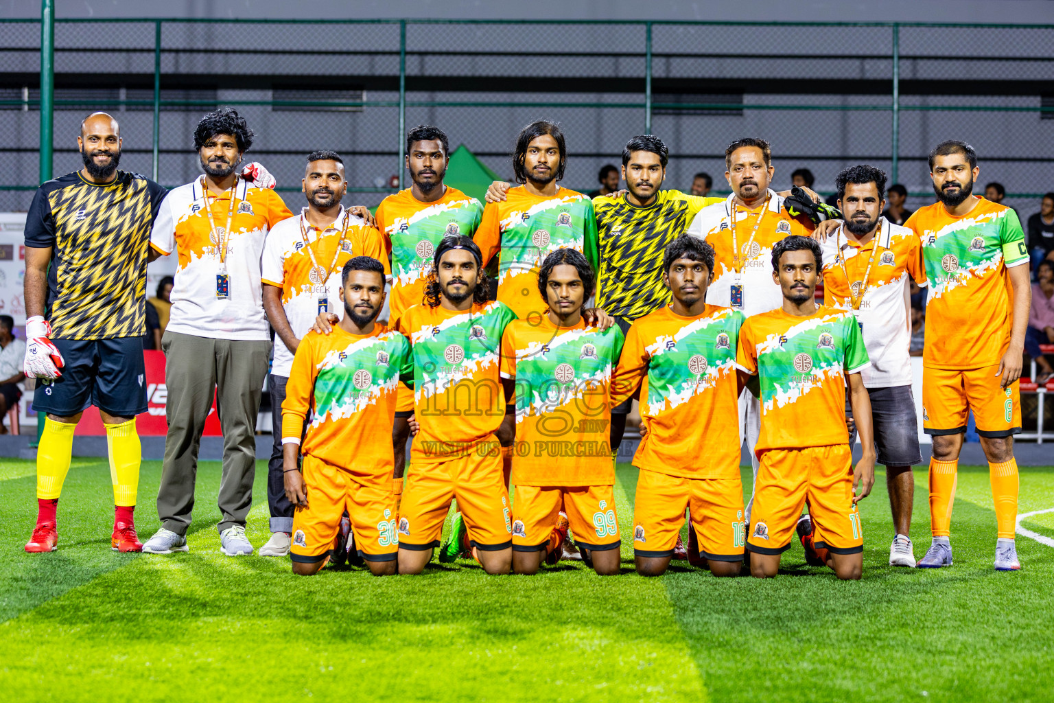 RDL vs UNF in Semi Finals of BG Futsal Challenge 2024 was held on Tuesday , 2nd April 2024, in Male', Maldives Photos: Nausham Waheed / images.mv