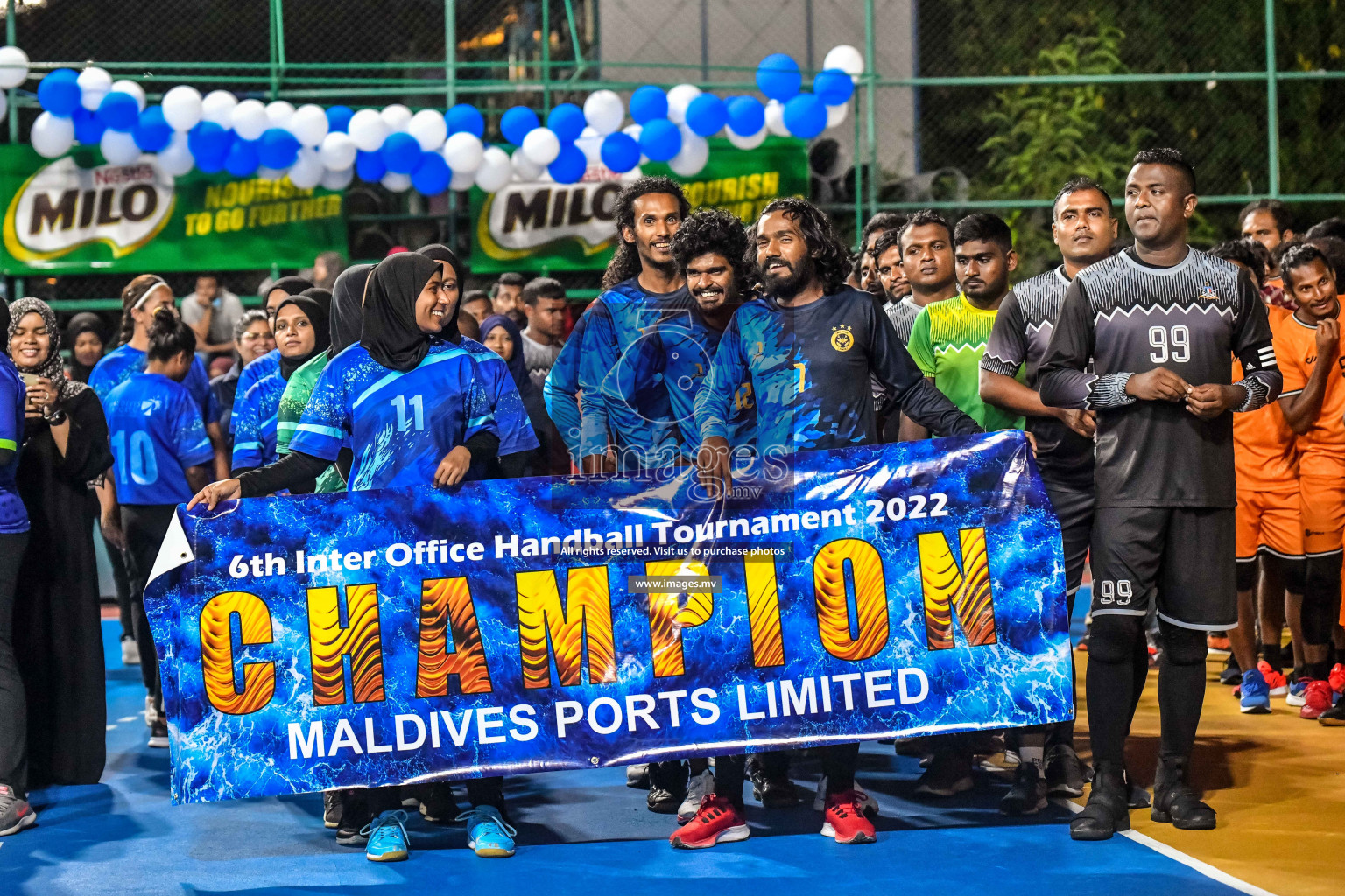 Final of Milo 6th Inter Office Handball Tournament 2022 - Photos by Nausham Waheed