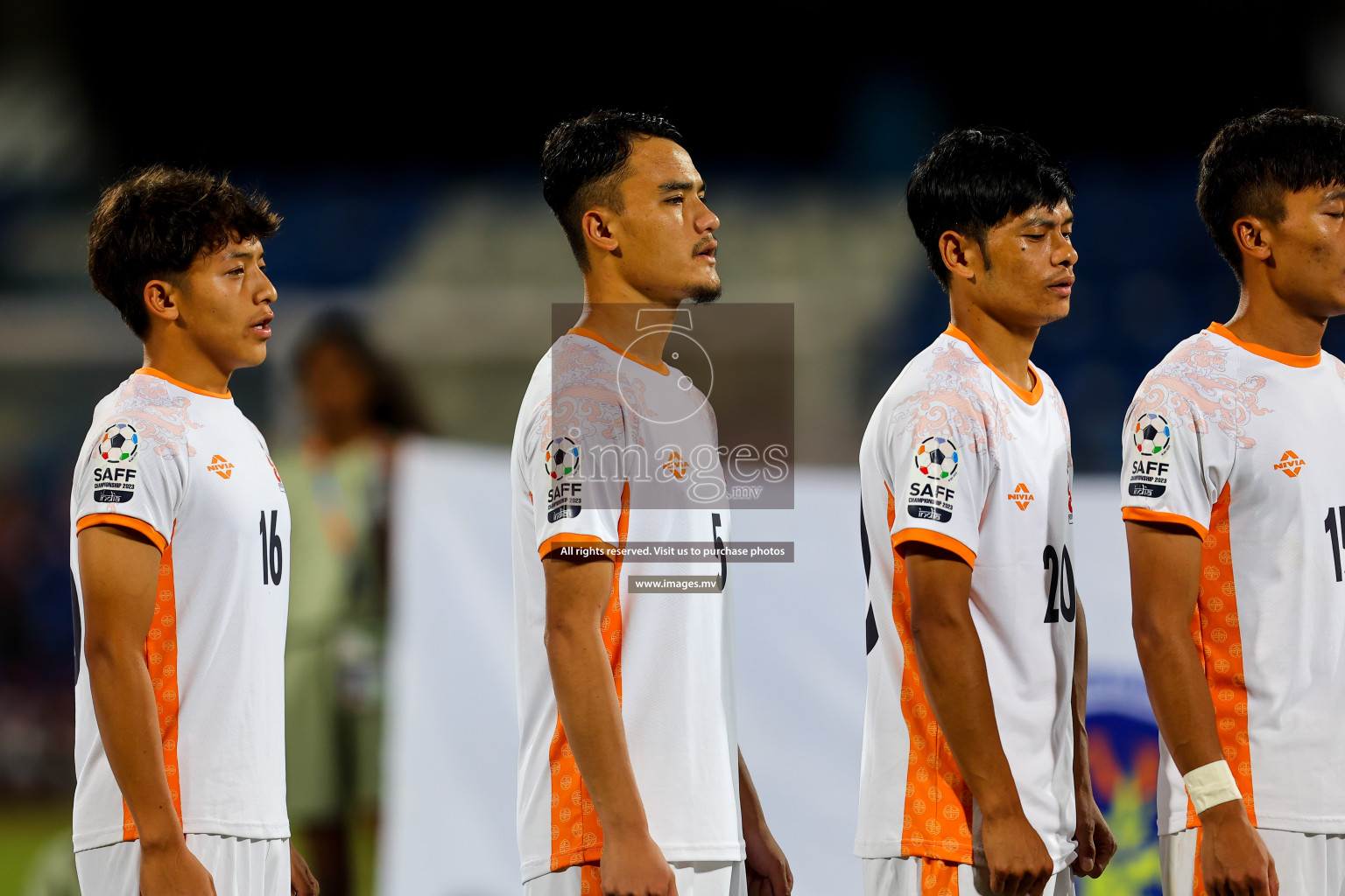 Bhutan vs Bangladesh in SAFF Championship 2023 held in Sree Kanteerava Stadium, Bengaluru, India, on Wednesday, 28th June 2023. Photos: Nausham Waheed, Hassan Simah / images.mv