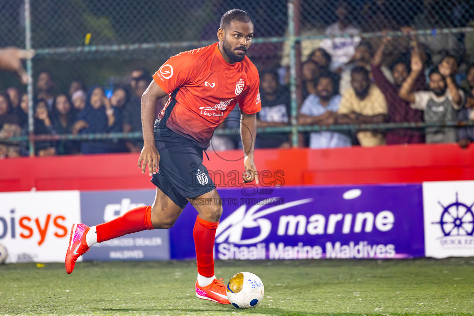 L Gan vs L Isdhoo in Laamu Atoll Finals Day 26 of Golden Futsal Challenge 2025 was held on Thursday , 30th January 2025, in Hulhumale', Maldives. Photos: Ismail Thoriq / images.mv