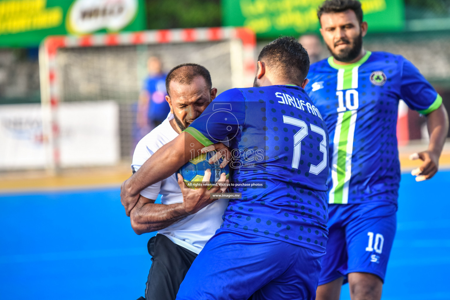 Day 7 of MILO 6th Inter Office Handball Tournament 2022 Photos by Nausham waheed