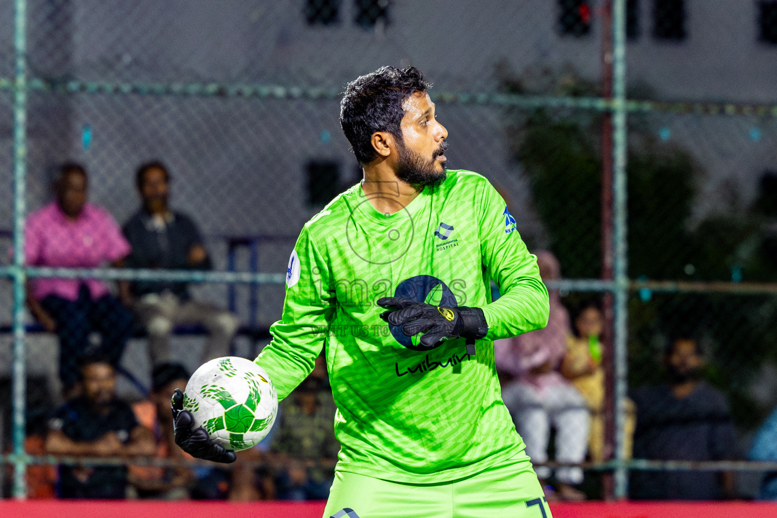 Dharumavantha vs Customs RC in Day 13 of Office League 2025 was held on Monday, 28th April 2025 in Hulhumale', Maldives. Photos: Nausham Waheed / images.mv