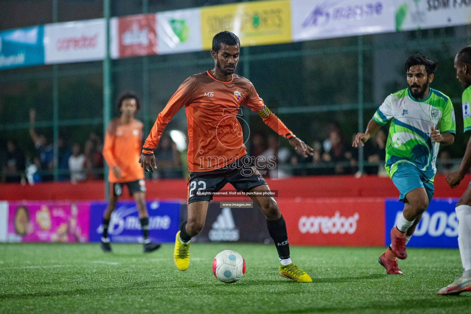 GA. Vilingili vs GA. Maamendhoo in Day 2 of Golden Futsal Challenge 2023 on 06 February 2023 in Hulhumale, Male, Maldives