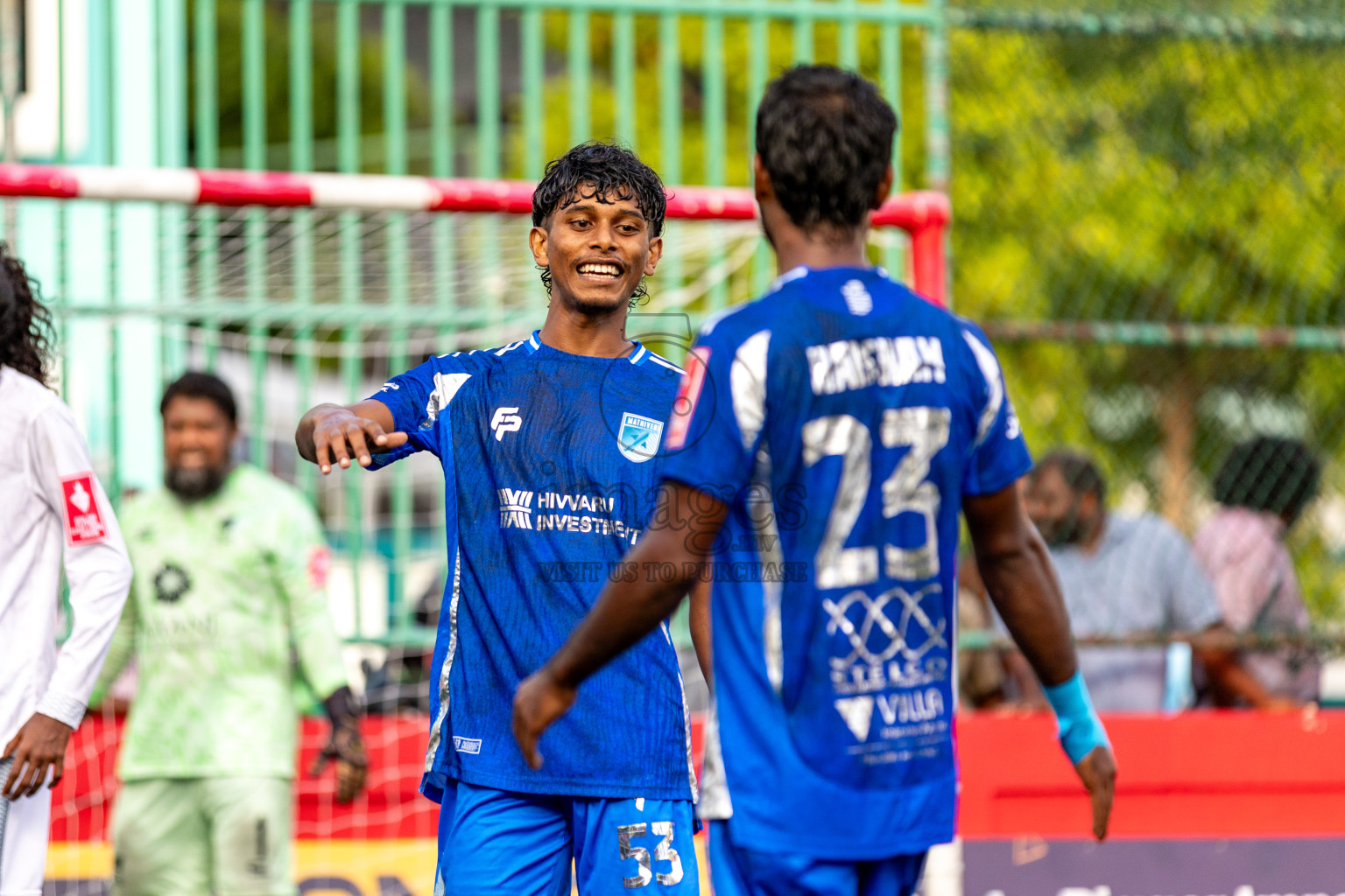 AA. Ukulhas VS AA. Mathiveri in Day 7 of Golden Futsal Challenge 2025 was held on Saturday, 11th January 2025, in Hulhumale', Maldives 
Photos: Hassan Simah / images.mv